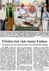 Friedensbild: Artikel über Michael B. Ludwig